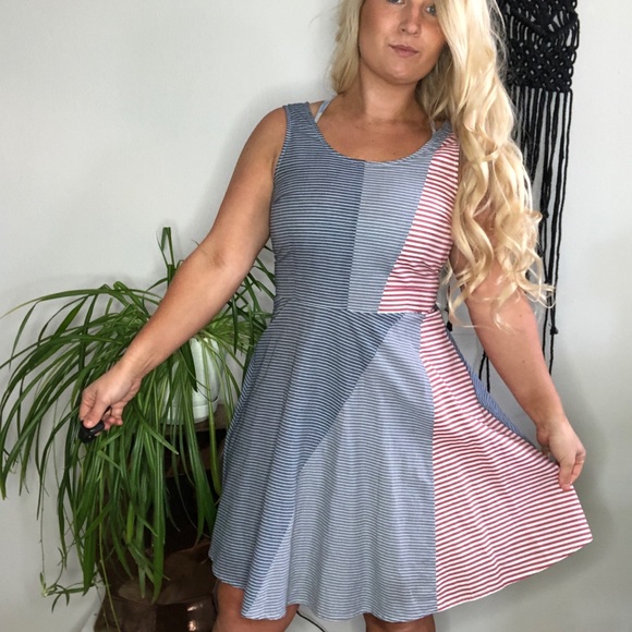 Anthropologie Dresses & Skirts - Anthro | Doe & Rae Dress | M | Red & Blue